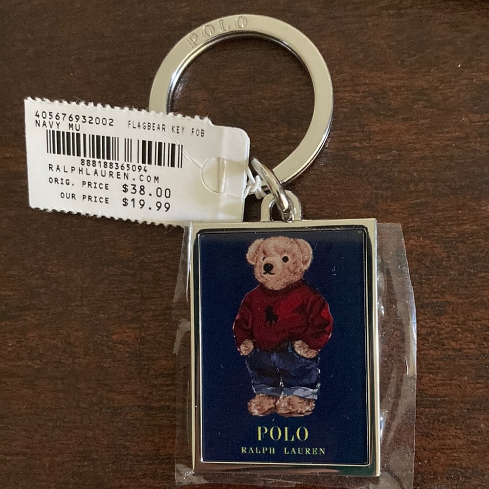 Brand new Polo Ralph Lauren keychain key fob retailed for $38.00